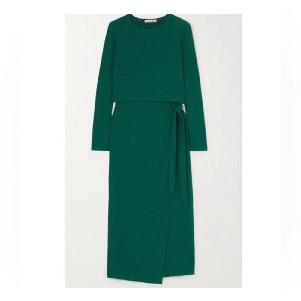 Reformation Green Maxi Skirt